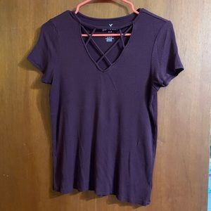 American Eagle Ribbed T-shirt